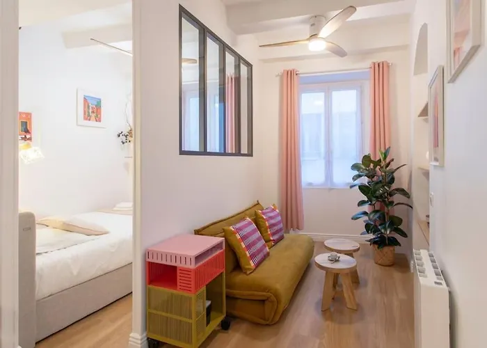 L59 Apartment La Loge Vieux Nice, Central Ac & Wifi