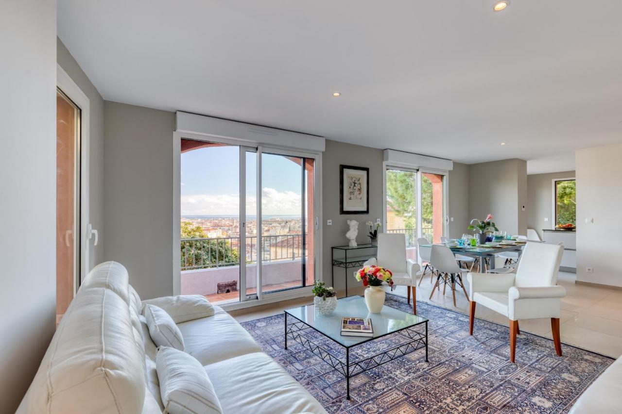 Villa Sur Les Hauteurs De Nice, Proche Centre *