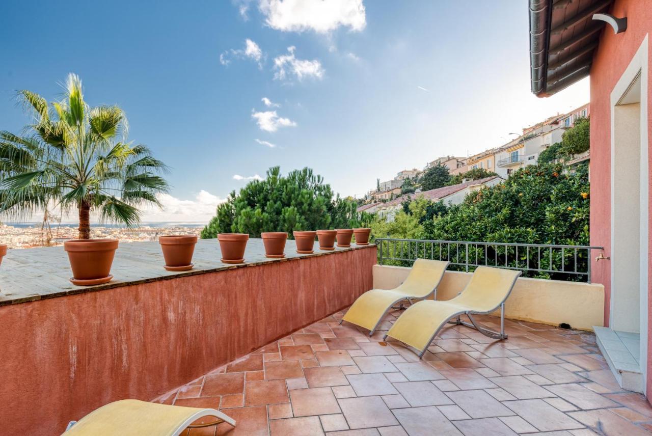 Villa Sur Les Hauteurs De Nice, Proche Centre *