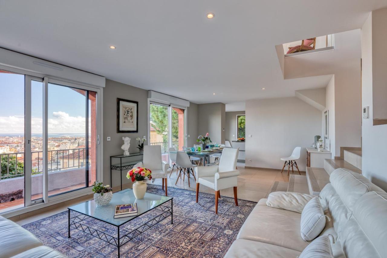 Villa Sur Les Hauteurs De Nice, Proche Centre