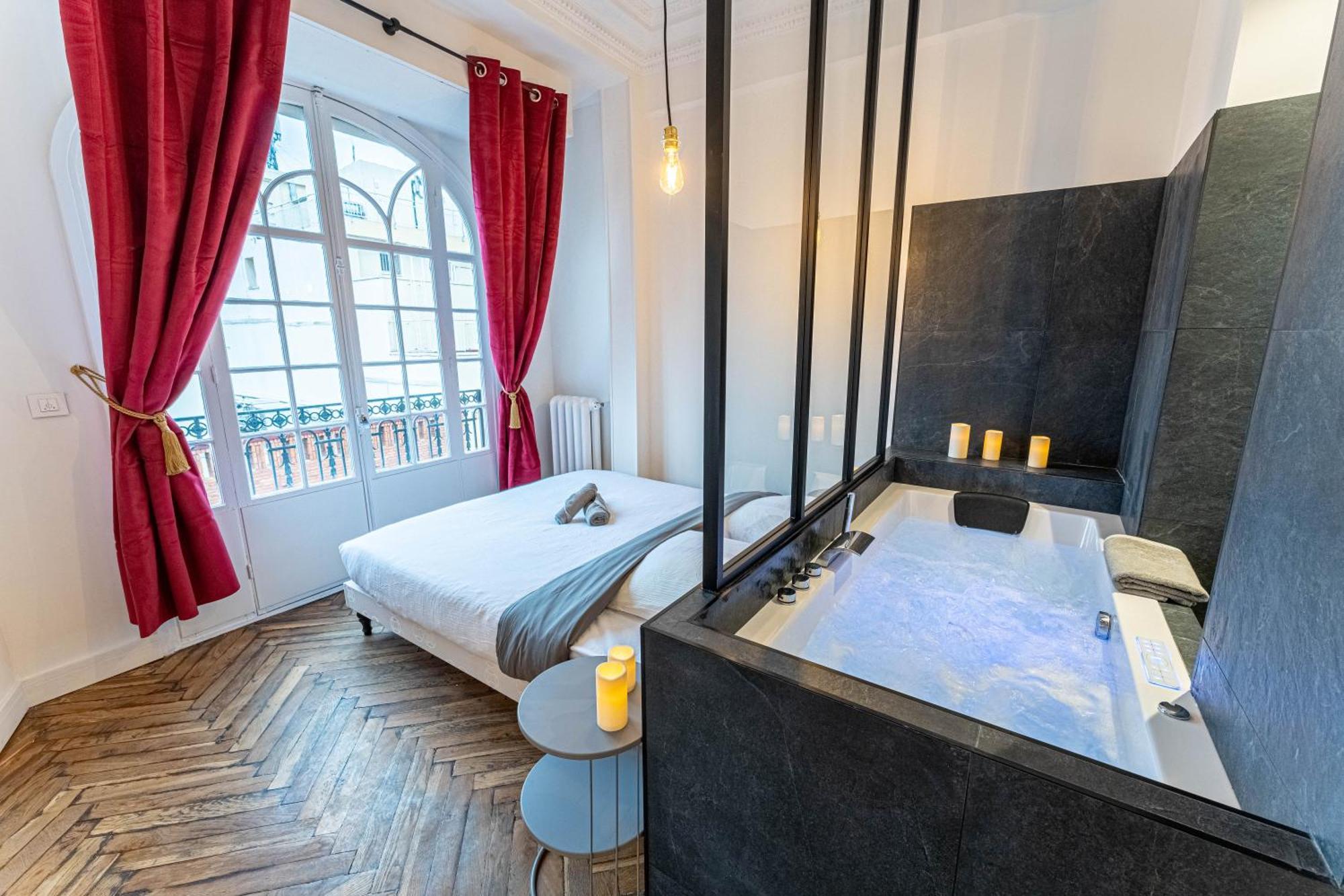 Jacuzzi-nice Quartier Des Musiciens-loft