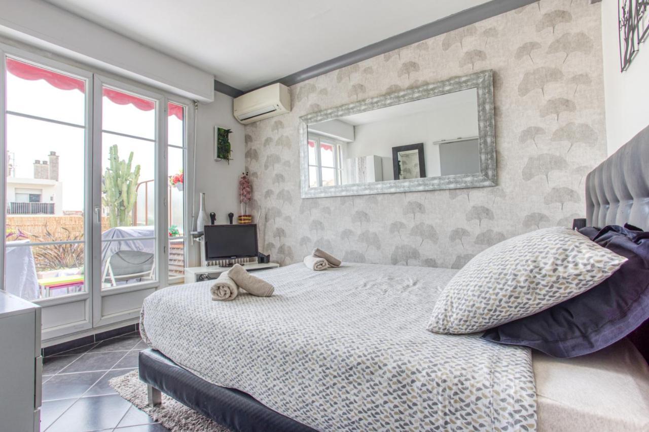 Le Mantega - F2 Moderne,centre Ville, 2 Grandes Terrasses,climatisation, Ascenseur Nice