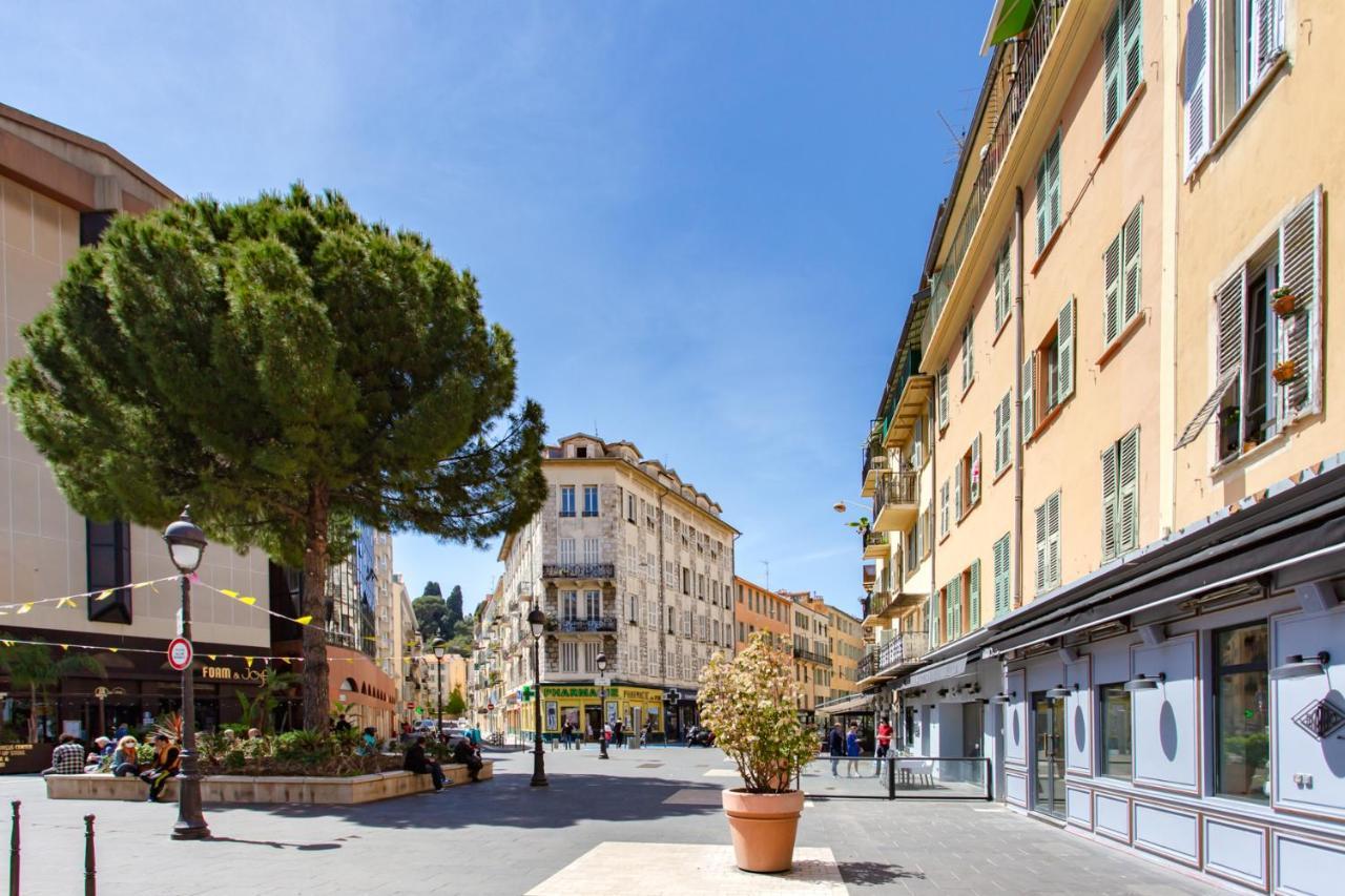 Apartment #4 Papon Parking Climatise Terrasse & Wifi 5mins A Pieds Du Vieux Nice