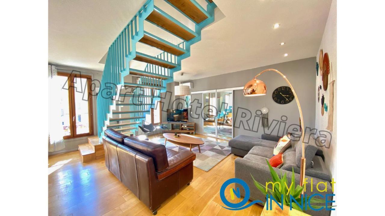 Riviera Nice: Old Port Duplex With Ac