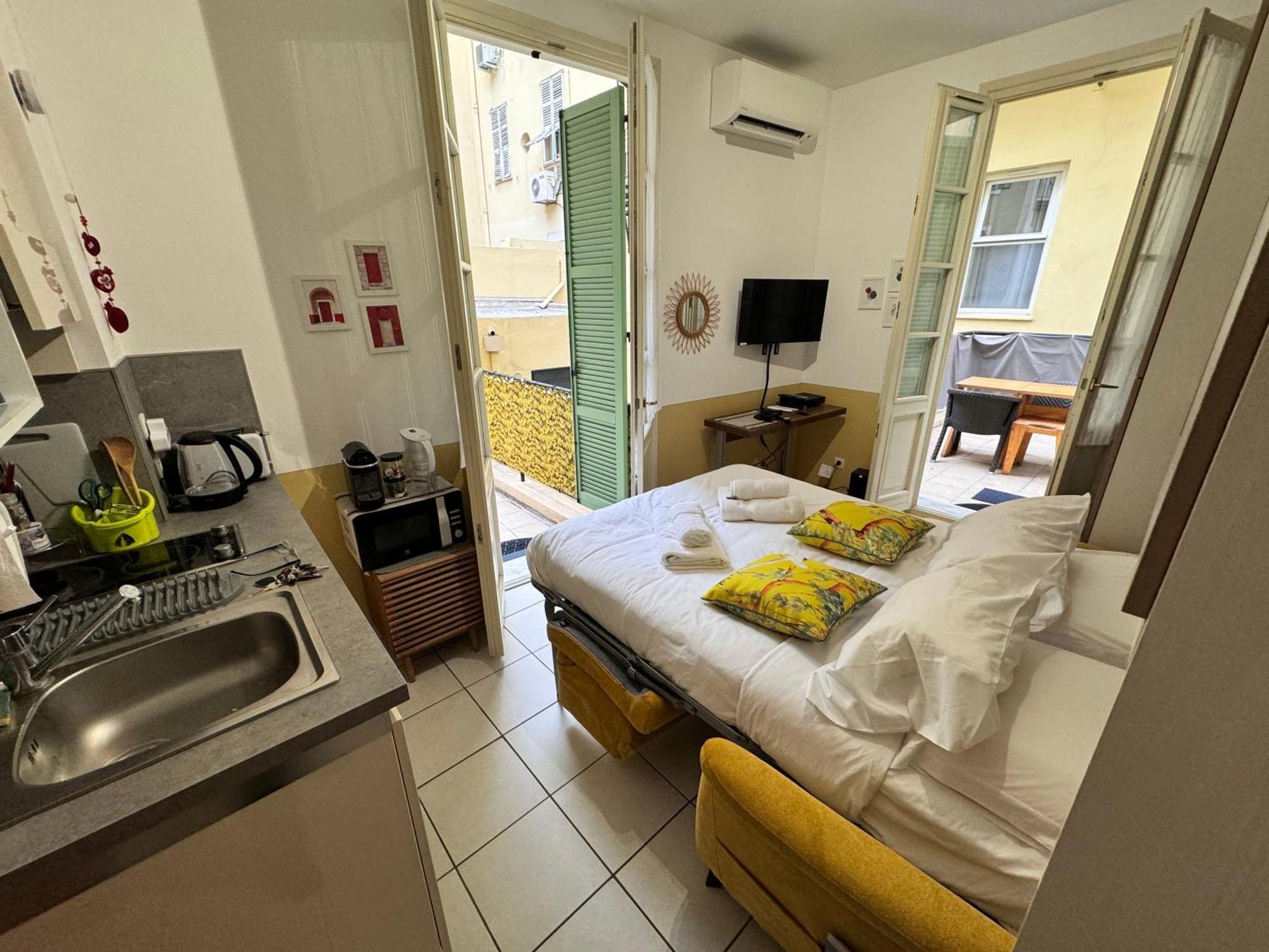 Grimaldi Ac 2 Terraces Wifi 5mins Sea Appartement *