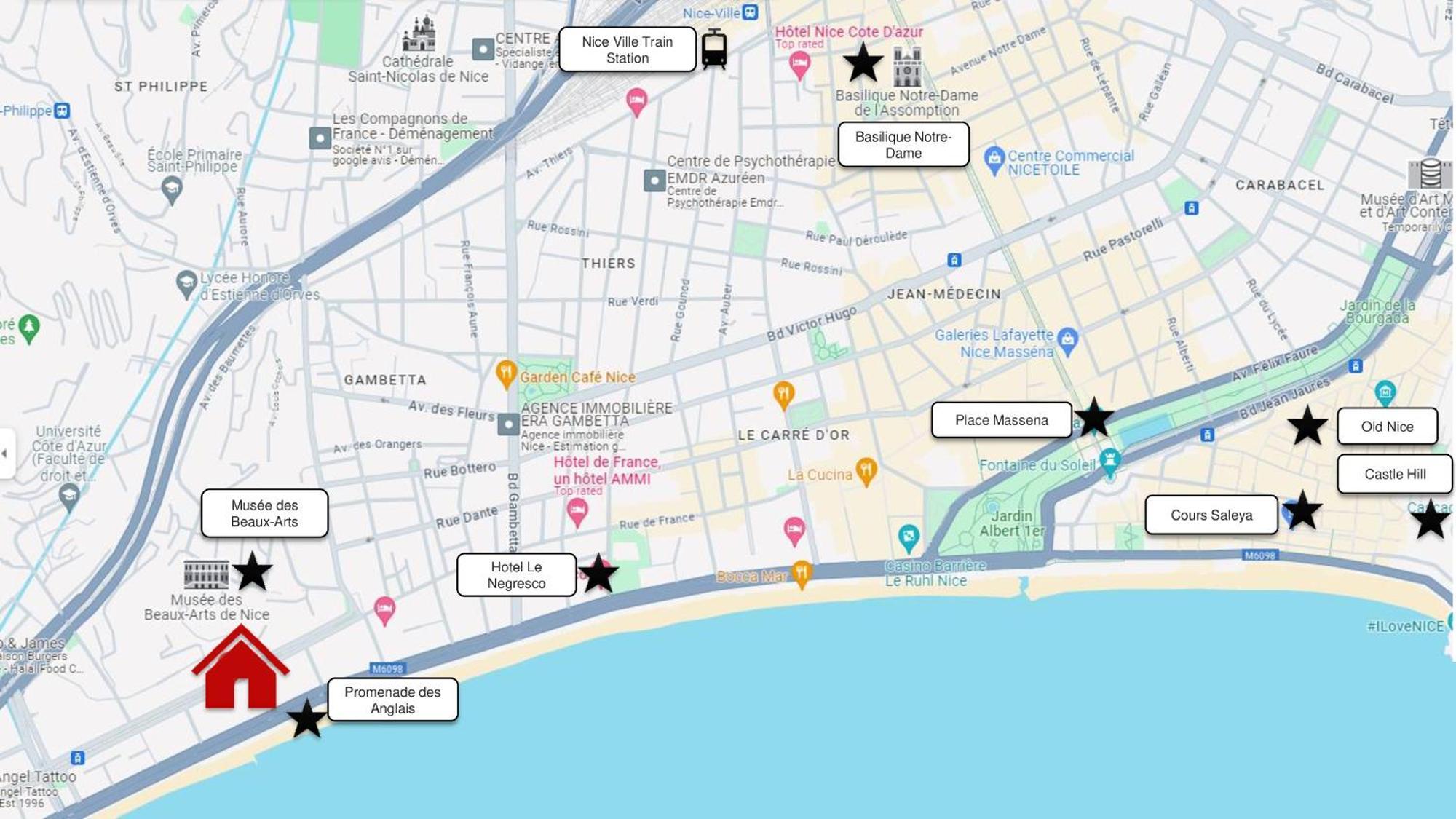 Apartment Cosy Studio 200 M From Beach & Promenade Des Anglais