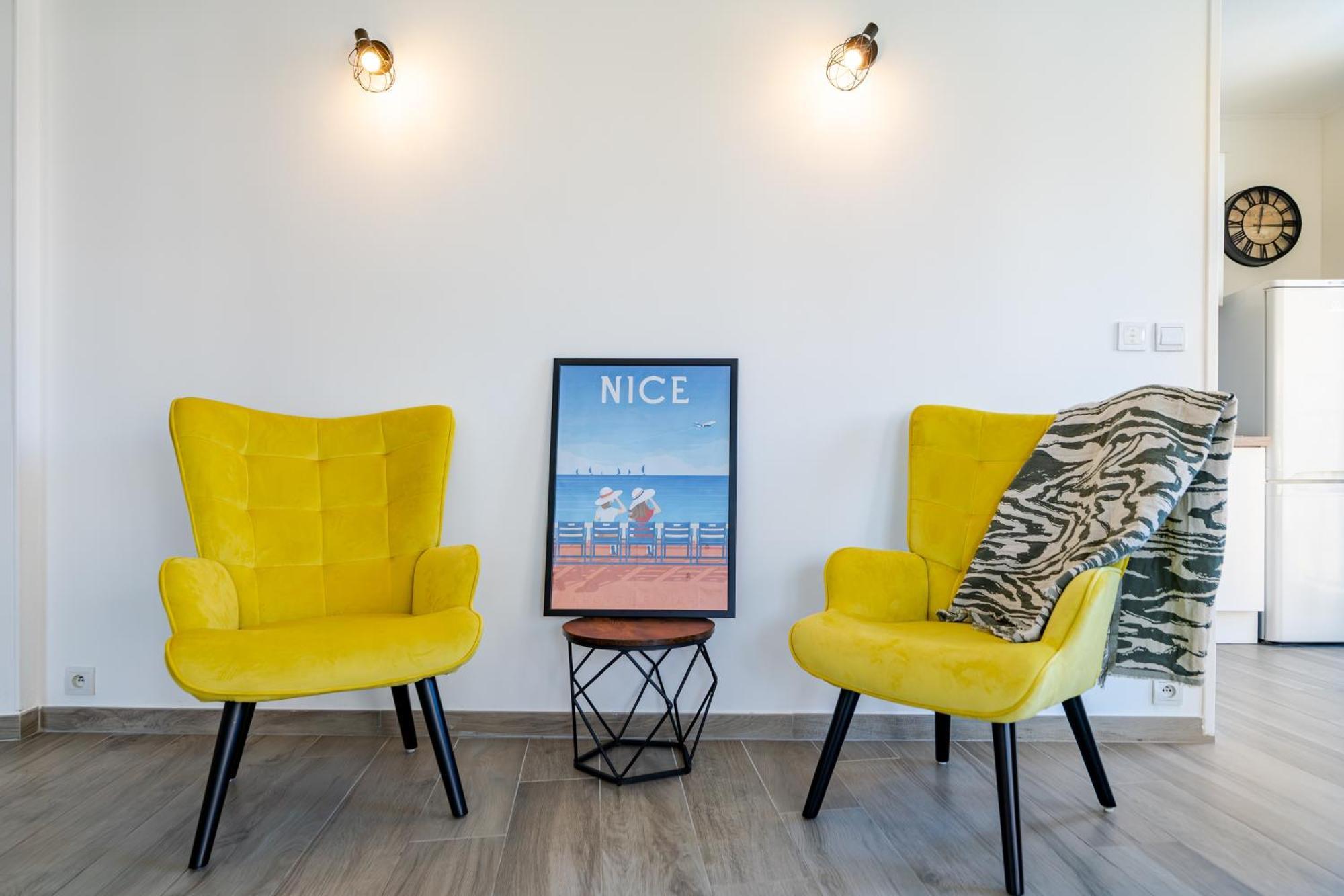 Appartement Confortable 2 Pieces 54 M2 Proche De La Mer Nice