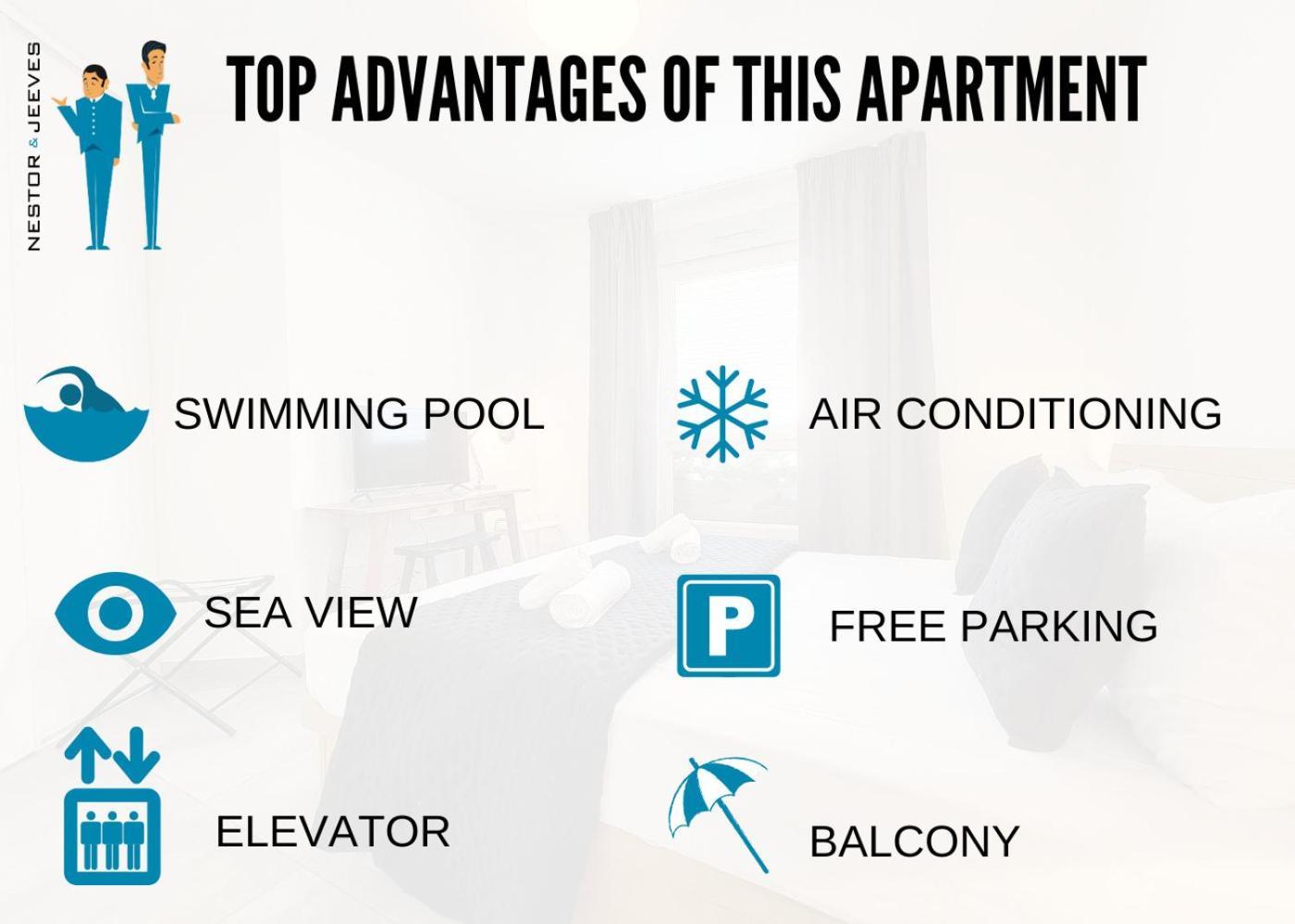 Apartment Nestor&jeeves - Breaktime - Sea View - Parking *