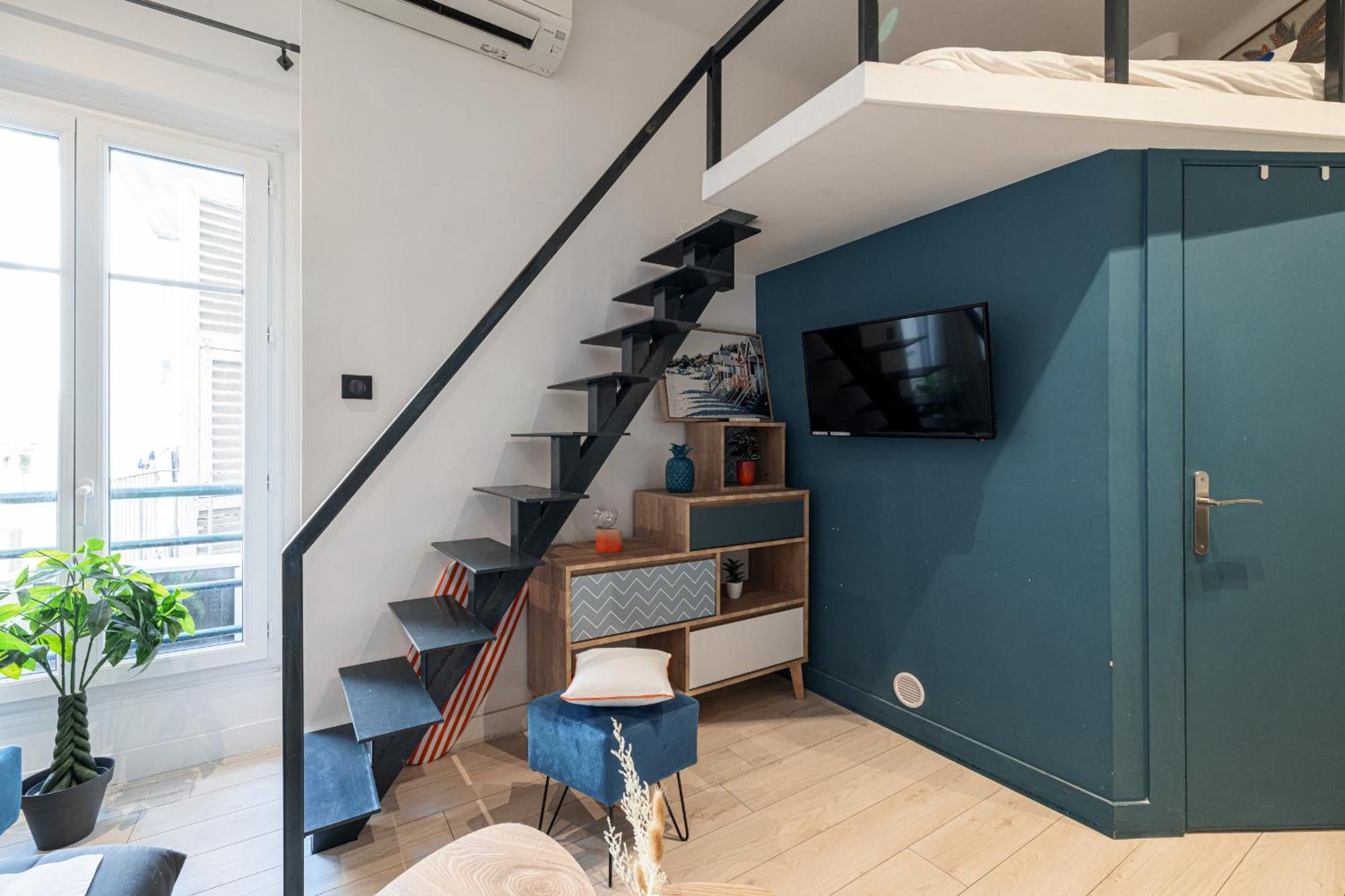 Smartbnb - Moderne Studio - Zone Pietonne - Clim Nice