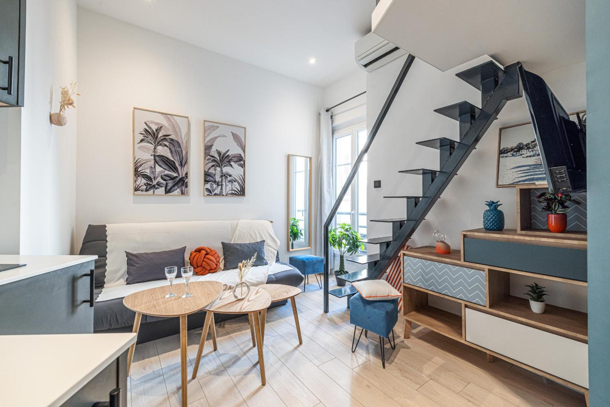 Smartbnb - Moderne Studio - Zone Pietonne - Clim Apartment