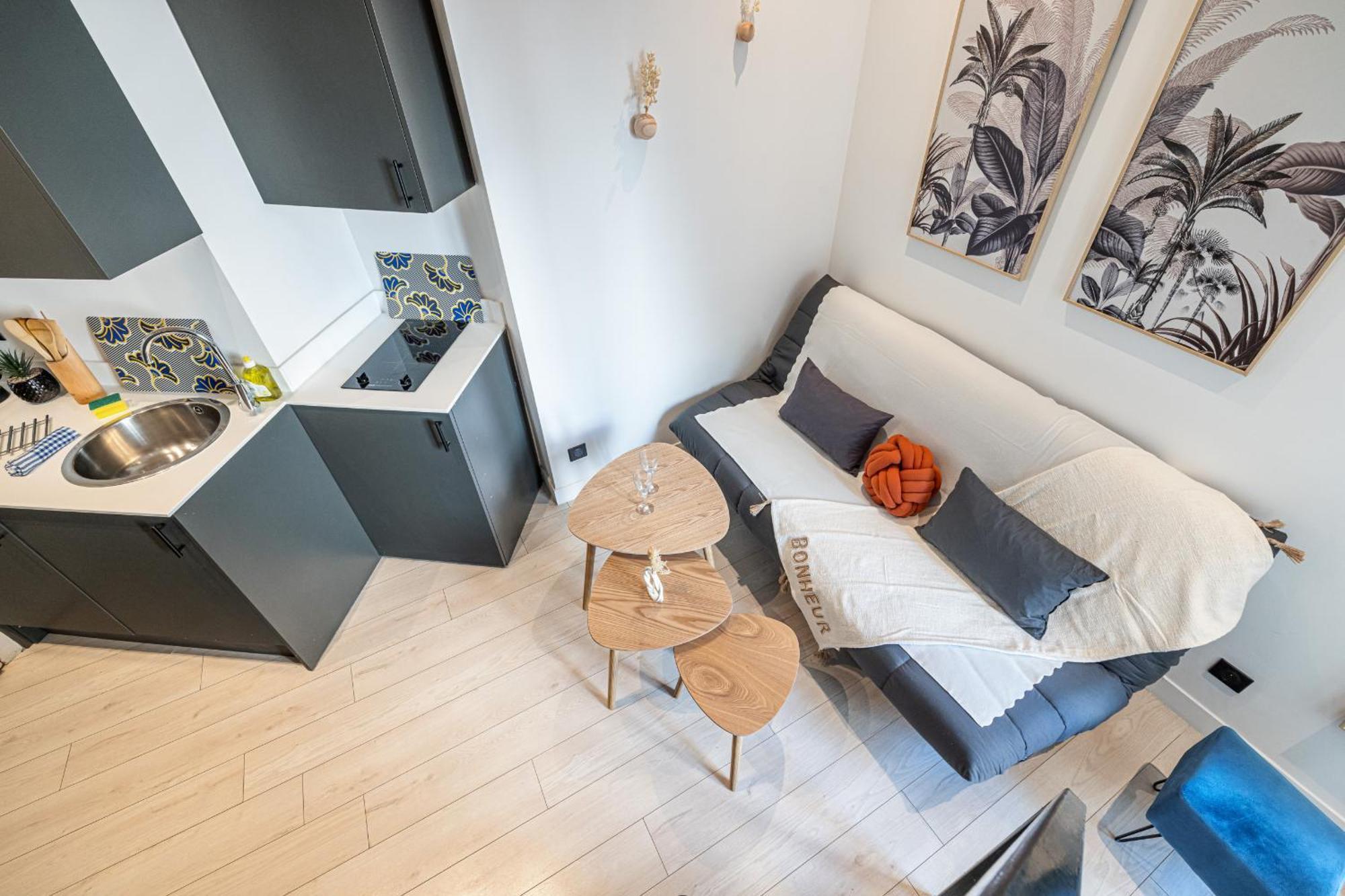 Smartbnb - Moderne Studio - Zone Pietonne - Clim Nice