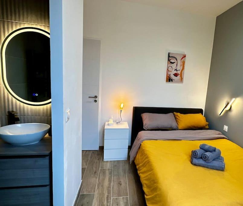 Chic Renovated 2 Bedroom Entire Or Only Private In Liberation In With Garage On Demand, Ac, Wi-fi And Tram Access Apartment