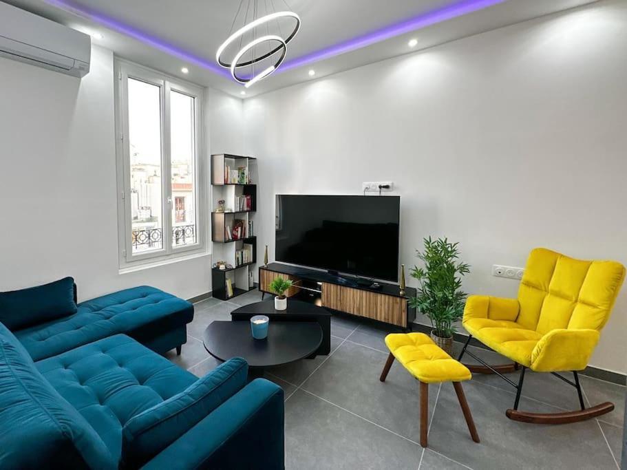 Chic Renovated 2 Bedroom Entire Or Only Private In Liberation In With Garage On Demand, Ac, Wi-fi And Tram Access Apartment Nice