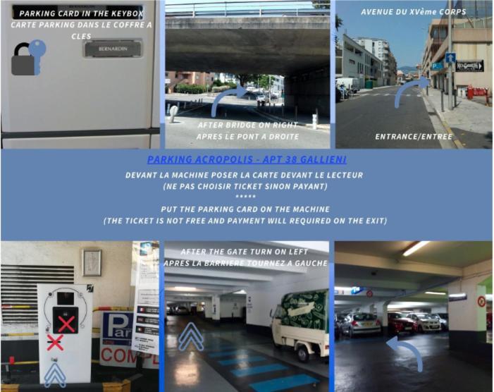 Wavebnb Confort, Central, Parking Nice