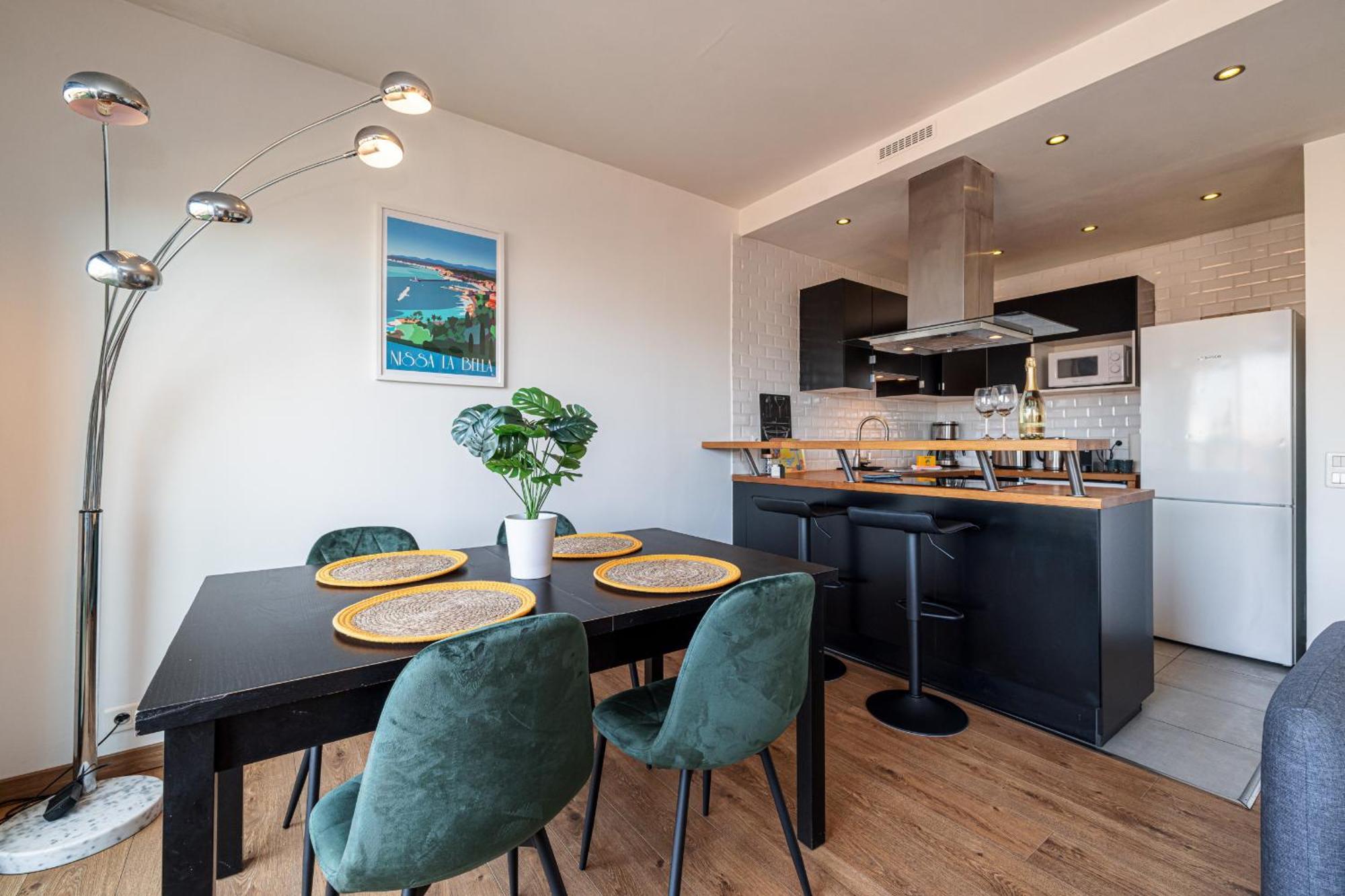 Apartment Open Sky Terrace Lage 1 Bdr & Parking Nice