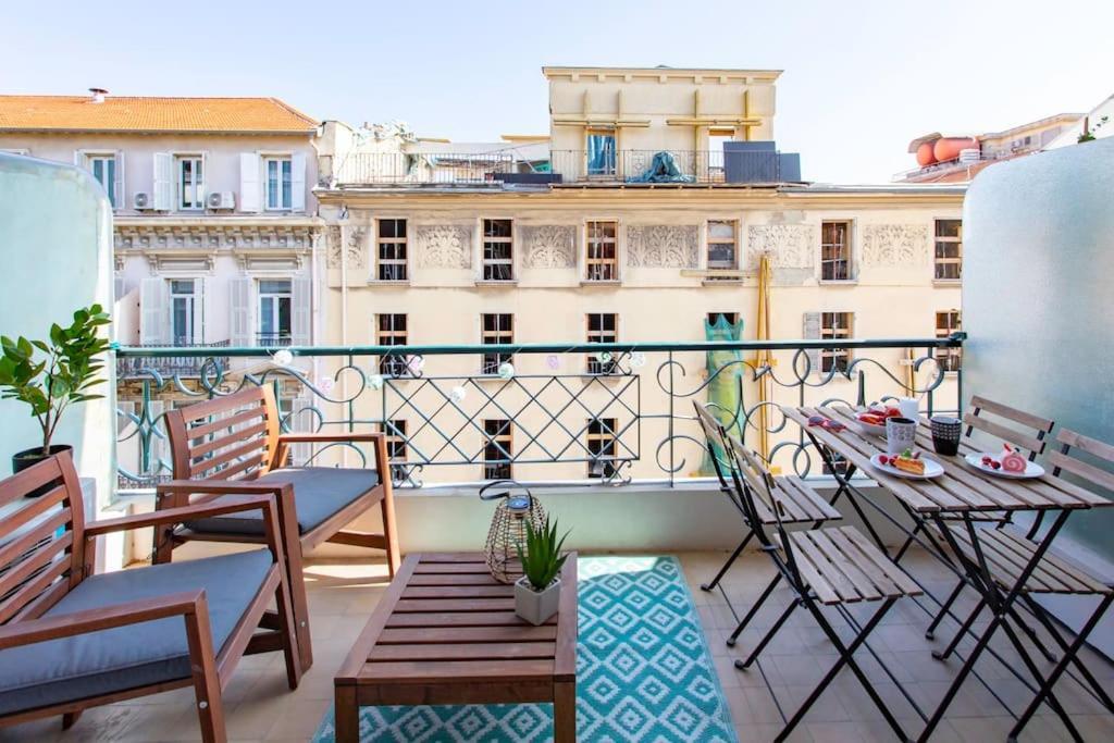 L53 1br Des Postes, Place Massena Terrace & Ac Apartment Nice