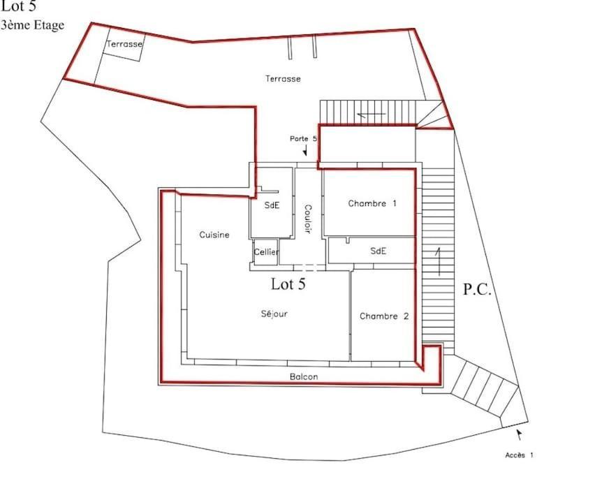 Penthouse 2bedroms 6pax- Views 45m2 Terrace Apartment *