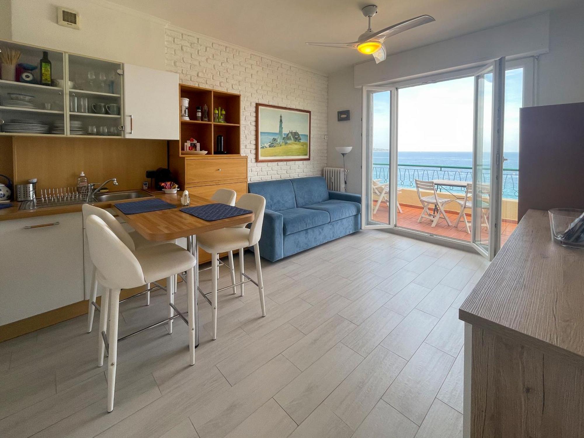 Sea View 4 Pers Wifi Ac Apartment Nice