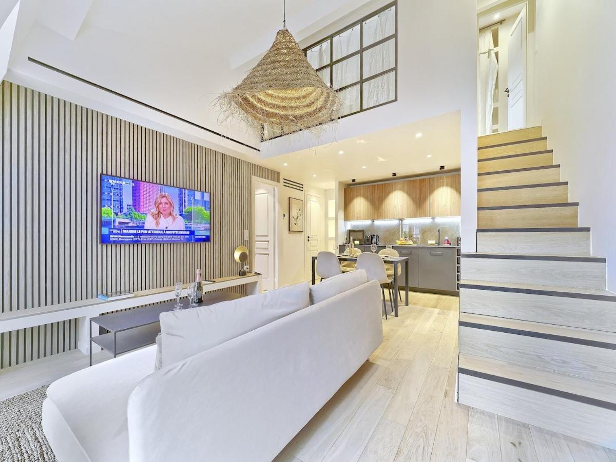 Hyper Centre-duplex De Charme- Luxe-clim Reversible- 10mn Place Massena Apartment *
