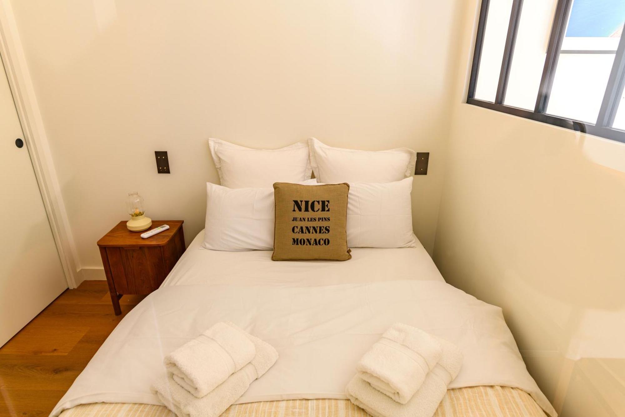 Hyper Centre, Balcon, 5min De La Plage, Ac Nice