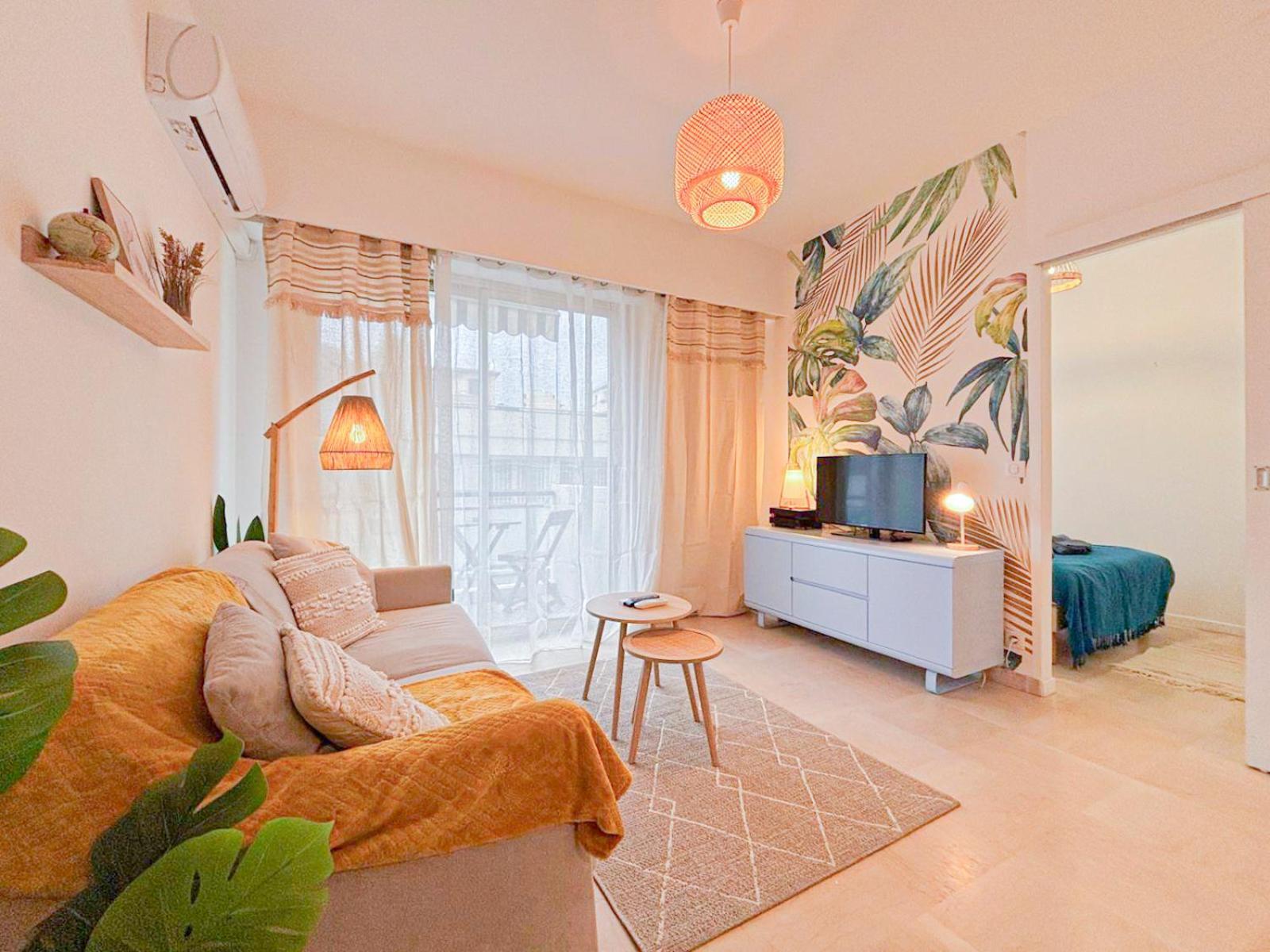 Plage, Promenade & Confort - Wifi, Ac, 4 Pers Apartment Nice