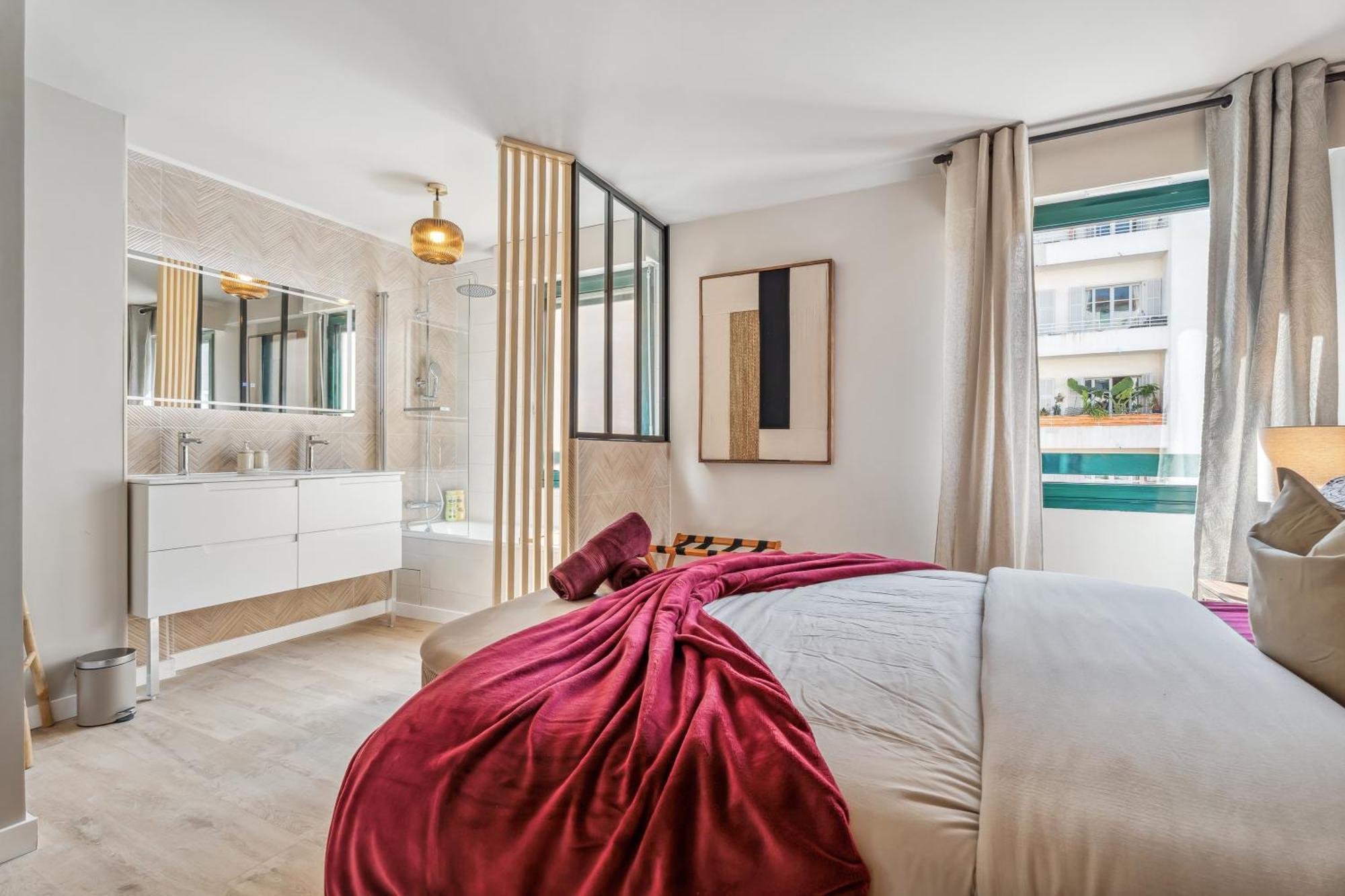 Renting - Fleurs - Luxury Terrace Quiet Private Parking * Nice