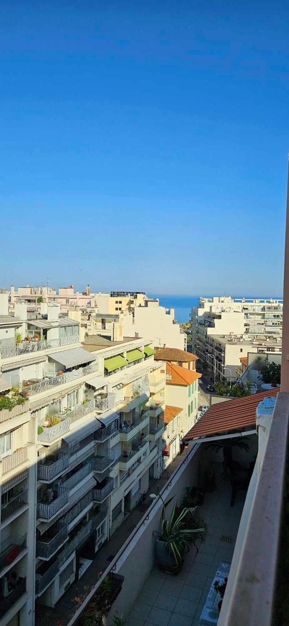 Apartment Floor With Sea View, Clim And Veranda Nice