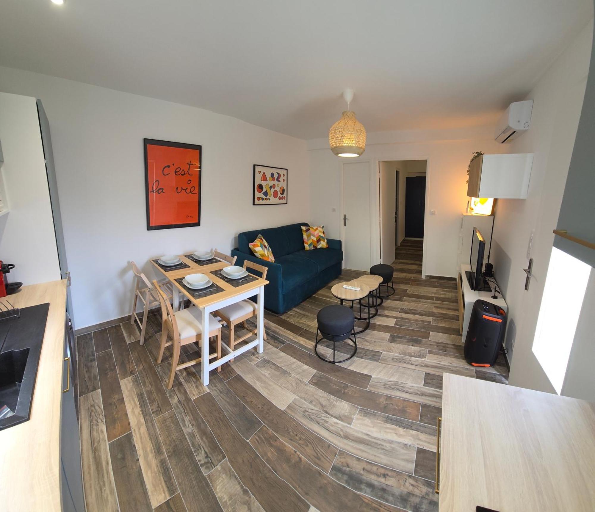 Apartment T2 Rez De Jardin De Au Calme