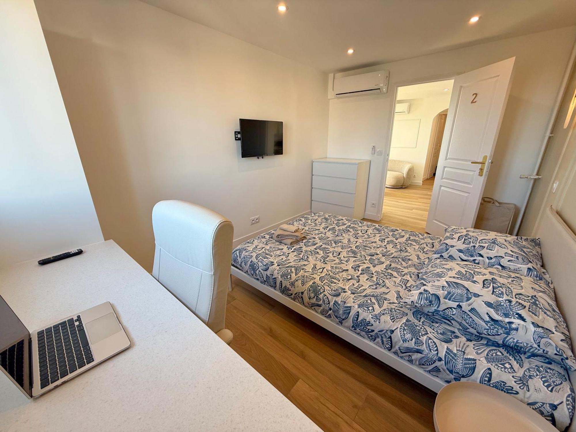 Ouest Privees Modernes Tv Wifi Bureau En Colocation Homestay