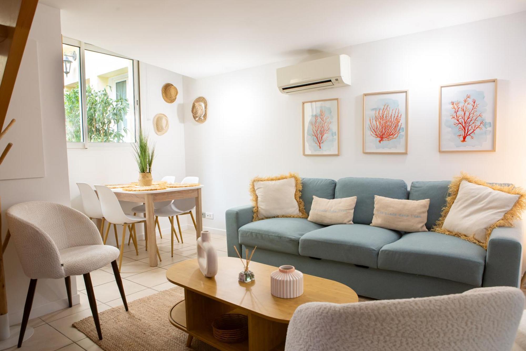 Appartement Duplex Carré D'or Au Calme Sur Cour 100m De La Nice